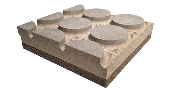 Massetto radiante in cementolegno e fibra di legno BetonRadiant Fiber